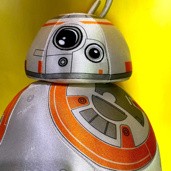 DISNEY STAR WARS BB-8 ROBOT DROID FORCE AWAKENS JUMBO SIZE COLLECTIBLE PLUSH 15” - Picture 6 of 11